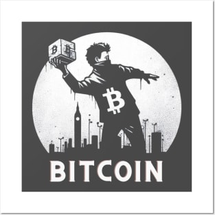 Bitcoin - Crypto Political Design Posters and Art